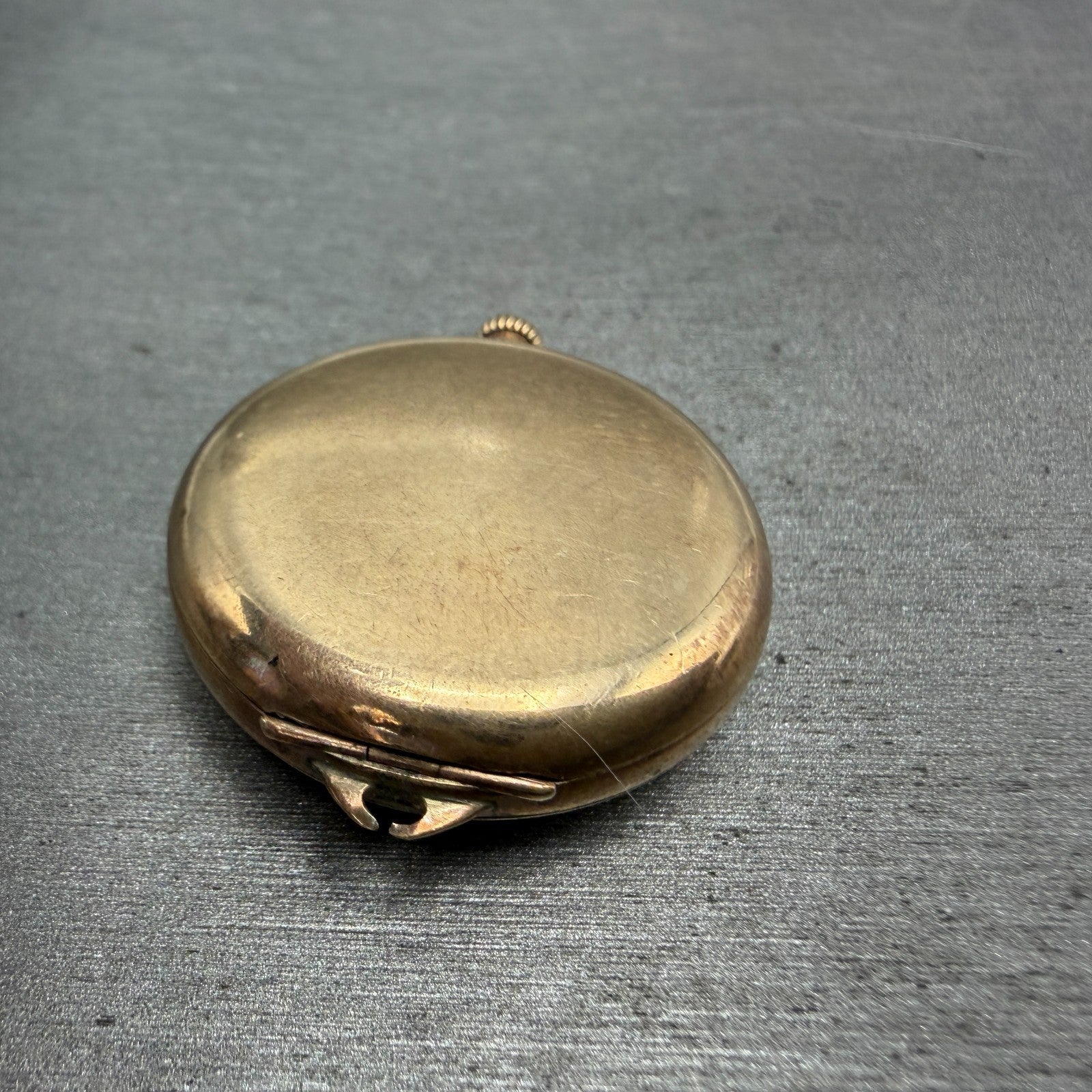 Waltham Pocket Watch 31mm Gold Dial Gold Filled Case Grade 361 PARTS10