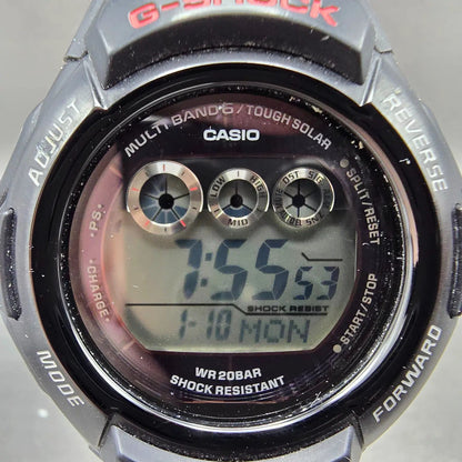 Casio G-Shock GW-M530A Watch Men 47mm Digital Black Alarm Chrono Solar Works AD1