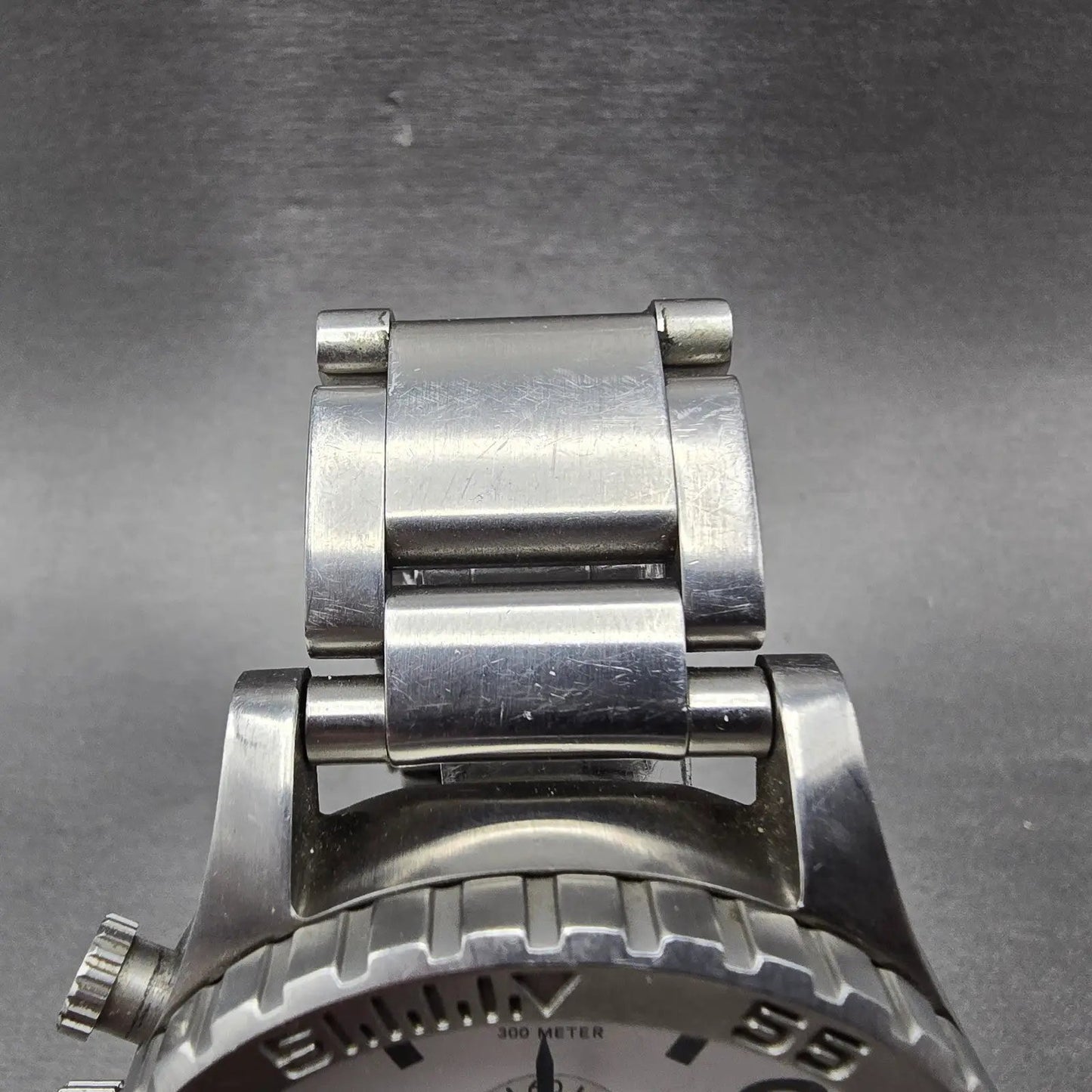 Nixon 51-30 Chronograph Watch Men 51mm White Dial Steel Date Round New Battery4