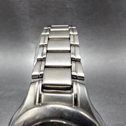 Elgin Solar Watch Women 29mm Gray Dial Titanium Daydate Round FK-1202 Works4