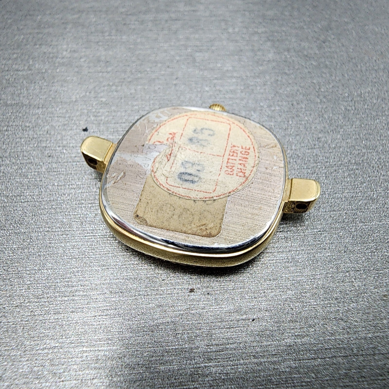 Omega De Ville Watch Women 21mm Gold Dial Gold Plated Cal 1375 591.0276 PARTS10