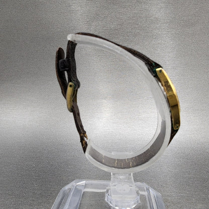 Seiko Watch Women 16mm Champagne Dial Gold Tone 2c206399 New Battery8