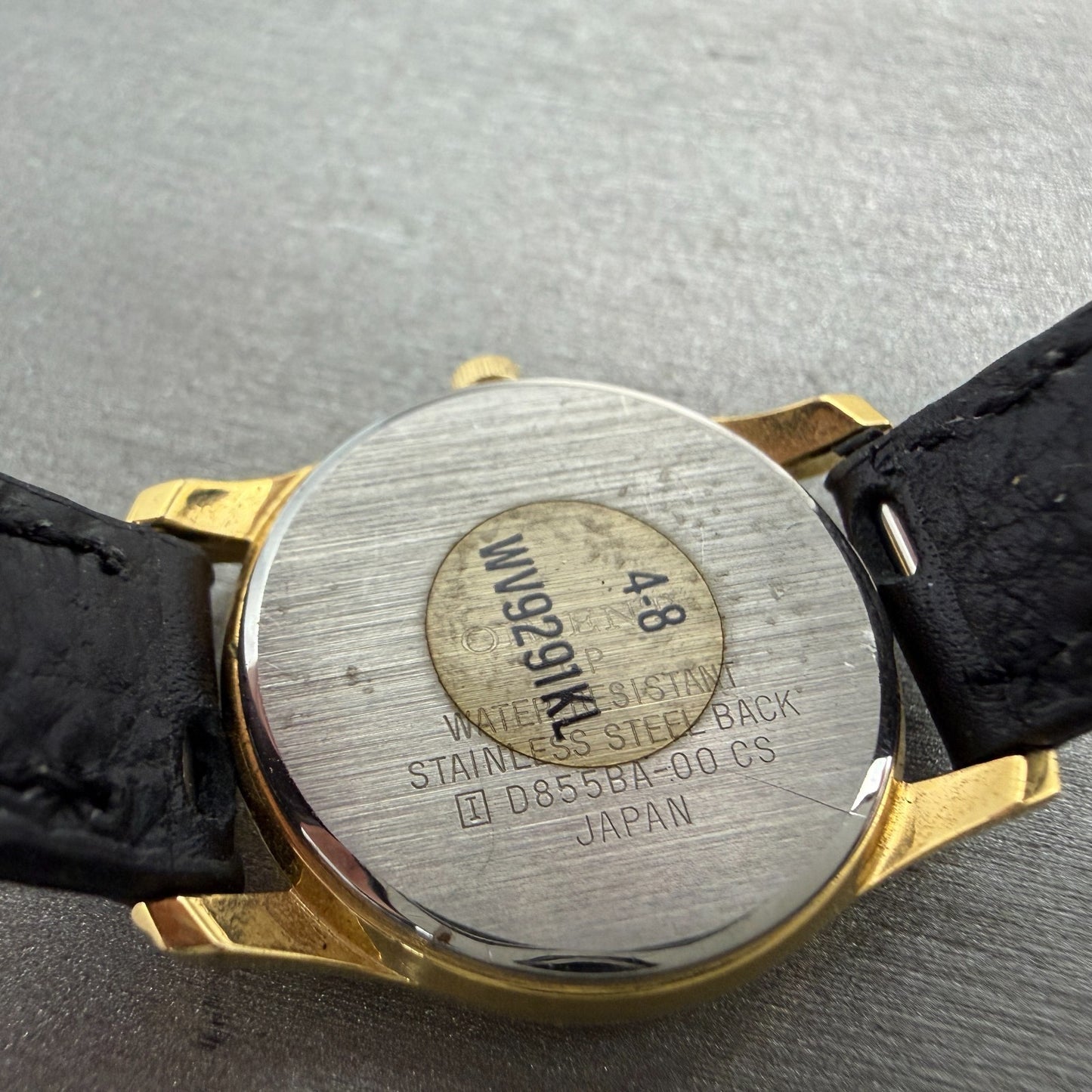 Orient Lisblank Watch Women 24mm Cream Dial Gold Tone Round D855BA-00 New Batt9