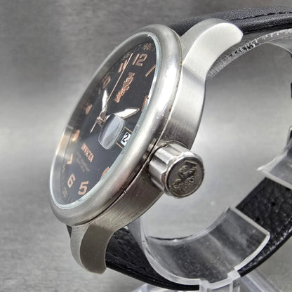 Invicta I Force Watch Men 44mm Black Dial Steel Date Round 12975 New Battery2