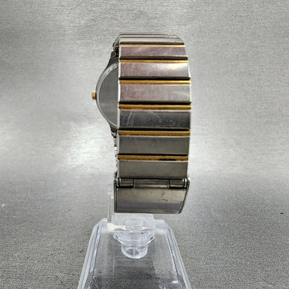 Seiko Spirit Watch Men 33mm Champagne Dial Two Tone Date 5p327a00 New Battery7
