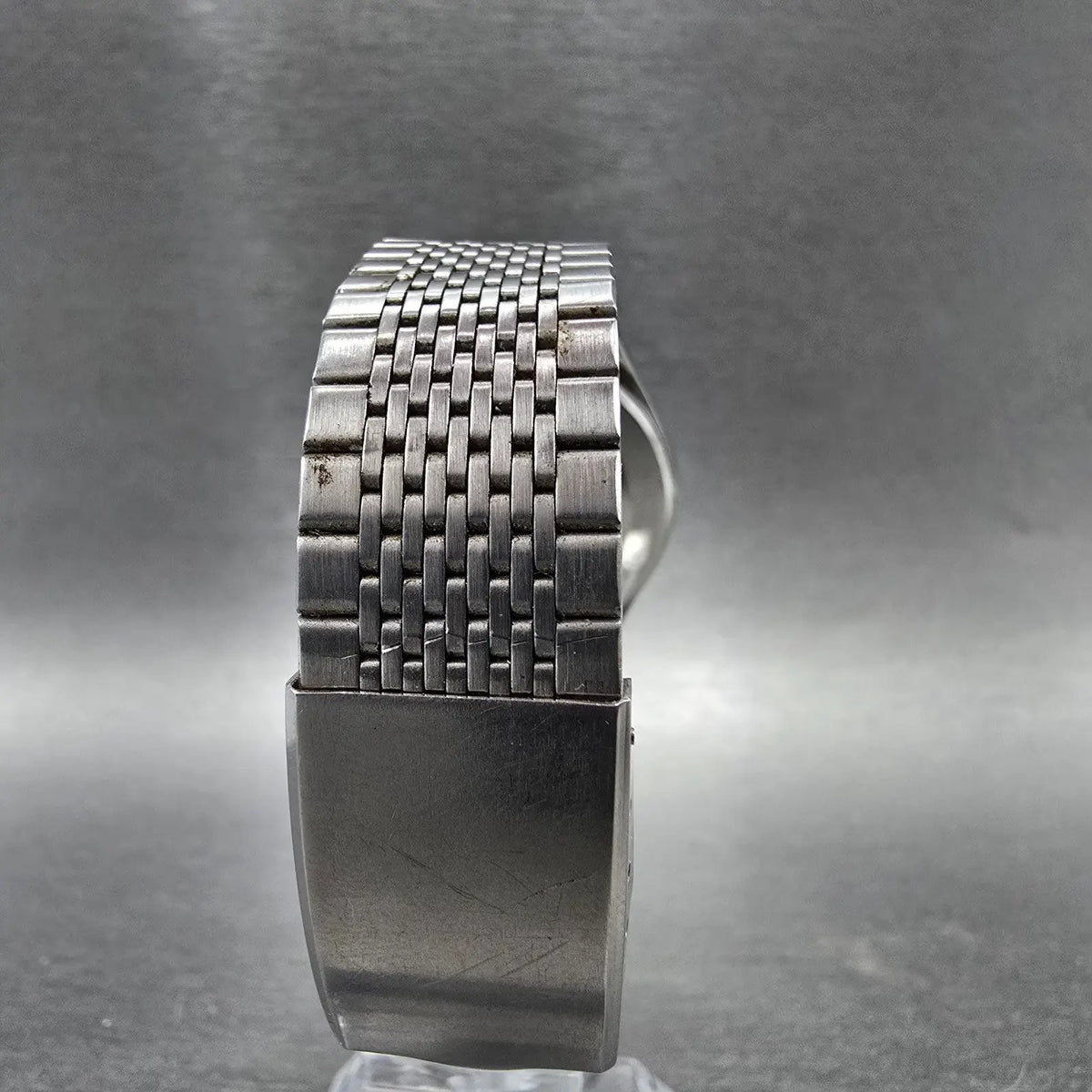 Citizen Crystron Watch Men 34mm White Dial Steel Daydate CQ 4-850904K PARTS8