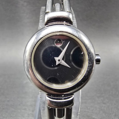Movado Harmony Watch Women 23mm Mirror Dial Silver Round Bangle 84.A1.809.A PART0