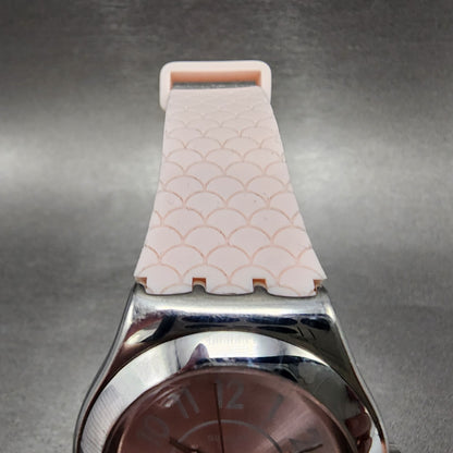 Swatch Irony COCO HO Watch Women 33mm Pink Dial Steel Round YLZ101 New Battery4