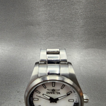 Invicta Specialty Watch Women 33mm MOP Dial Silver Tone Round 12830 New Battery4
