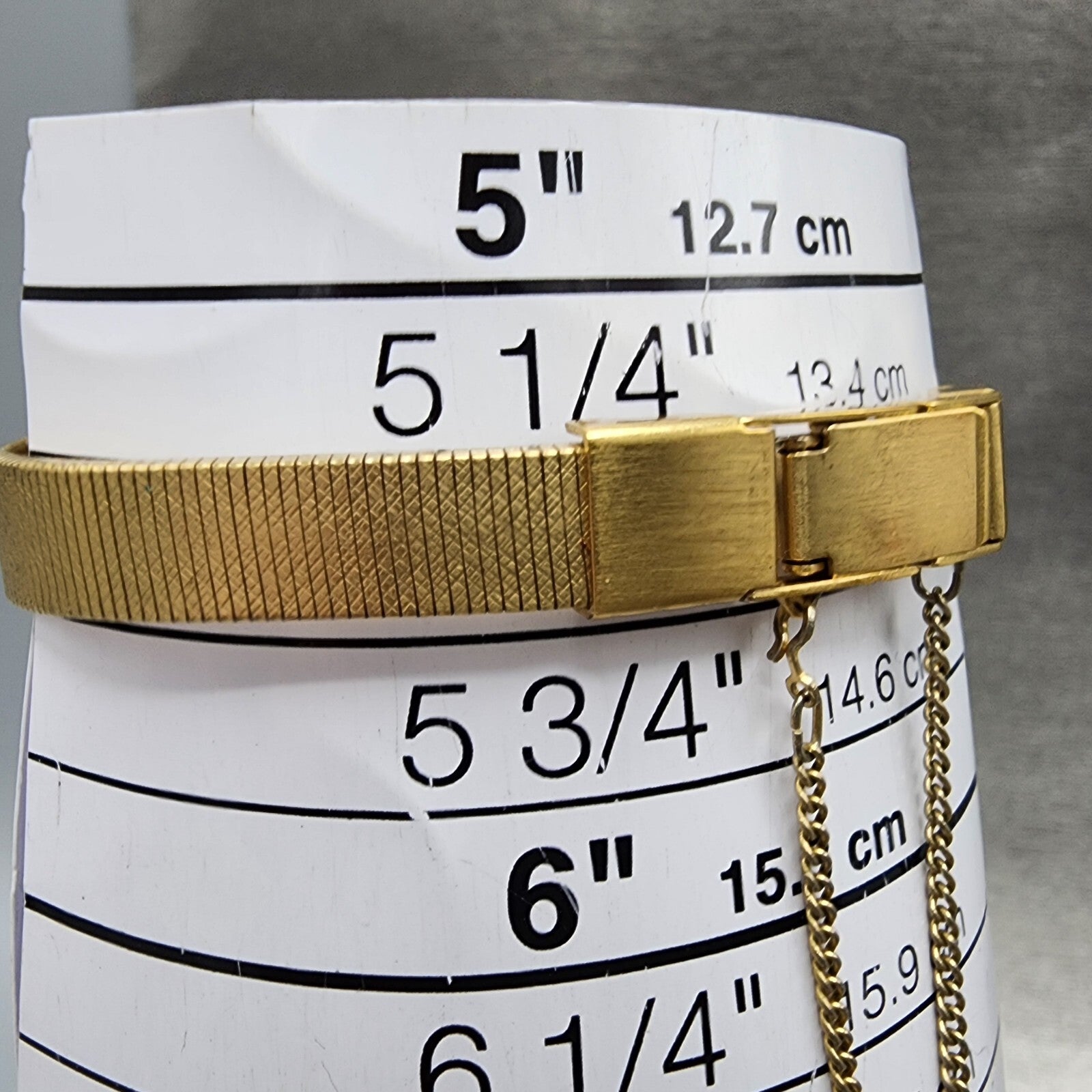 Seiko Watch Women 13mm Gold Dial Gold Tone Rectangle 13206079 New Battery10