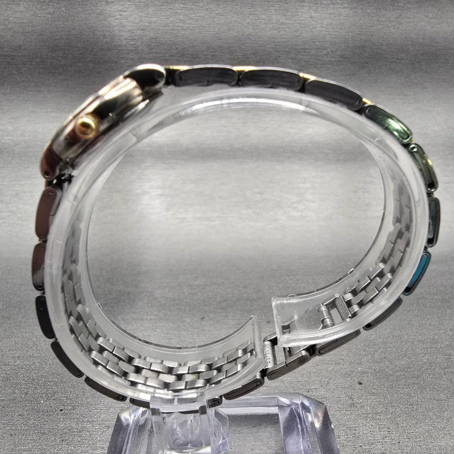Seiko Watch Women 20mm Silver Dial Two Tone Round 1N00-0G69 New Battery Vintage6