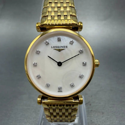 Longines La Grande Classique Watch Women 24mm MOP Dial Gold Round L4.209.20