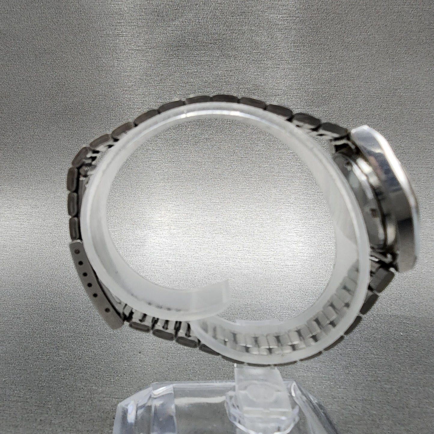 Seiko 5 Automatic Watch Women 24mm Black Dial Steel Daydate 2906-0341 PARTS