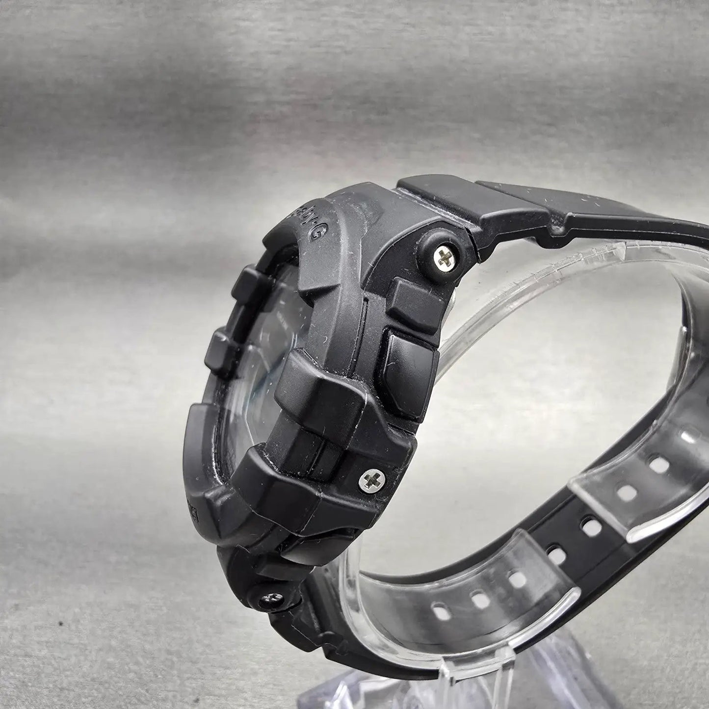 Casio Baby-G BGD-140 Watch Women 43mm Black Dial Black Chrono Alarm New Battery2