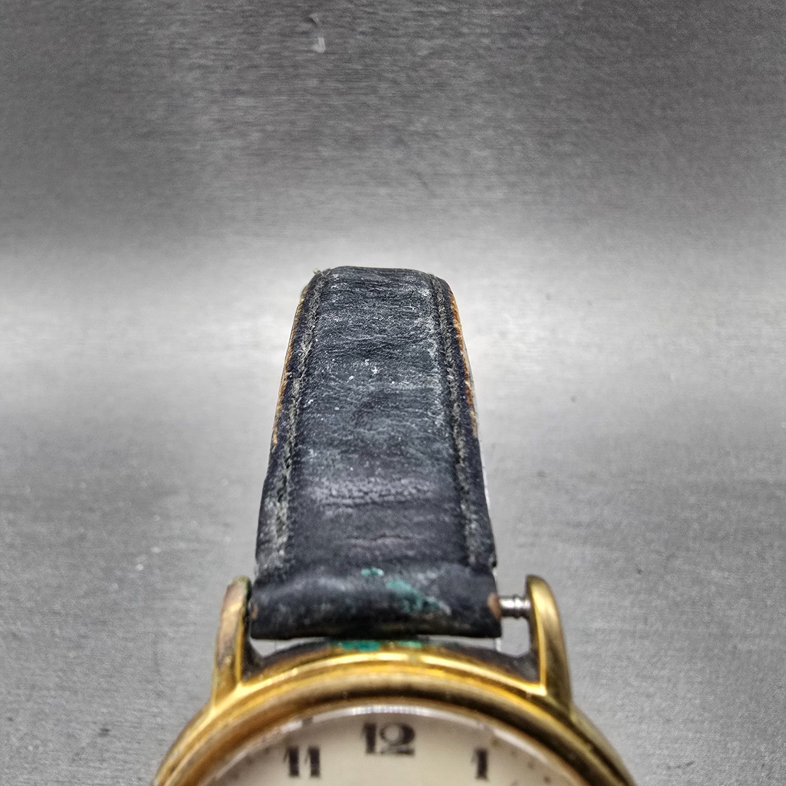 Seiko Watch Men 33mm Cream Dial Gold Tone Round Round V701-2A49 PARTS6