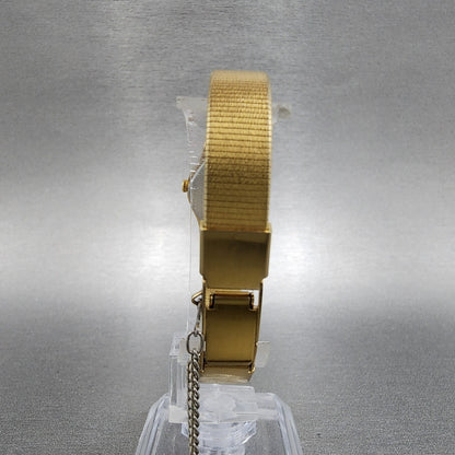 VTG Seiko Watch Women 17mm Champangne Dial Gold Tone Round 2Y000019 New Battery7