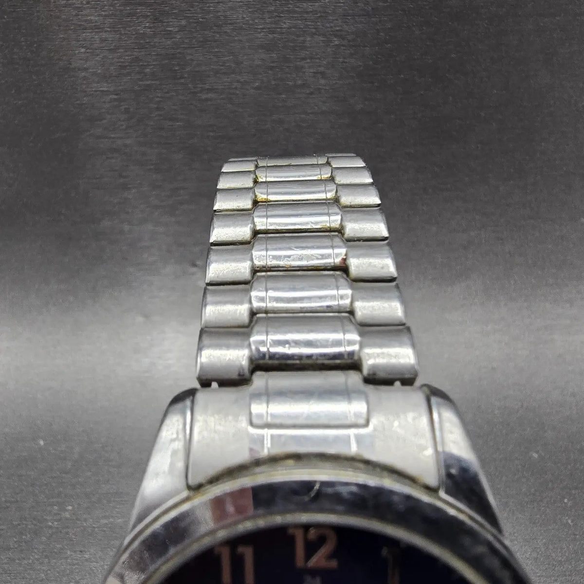 Timex South Street Watch Men 36mm Blue Dial Silver Tone Daydate T2M933 New Batt4