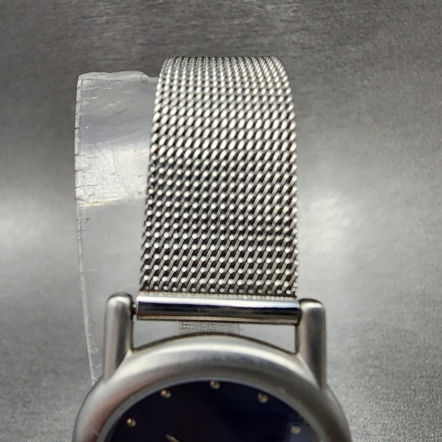 Skagen Watch Women 25mm Blue Dial Silver Tone Round Mesh band P4SSN New Battery4