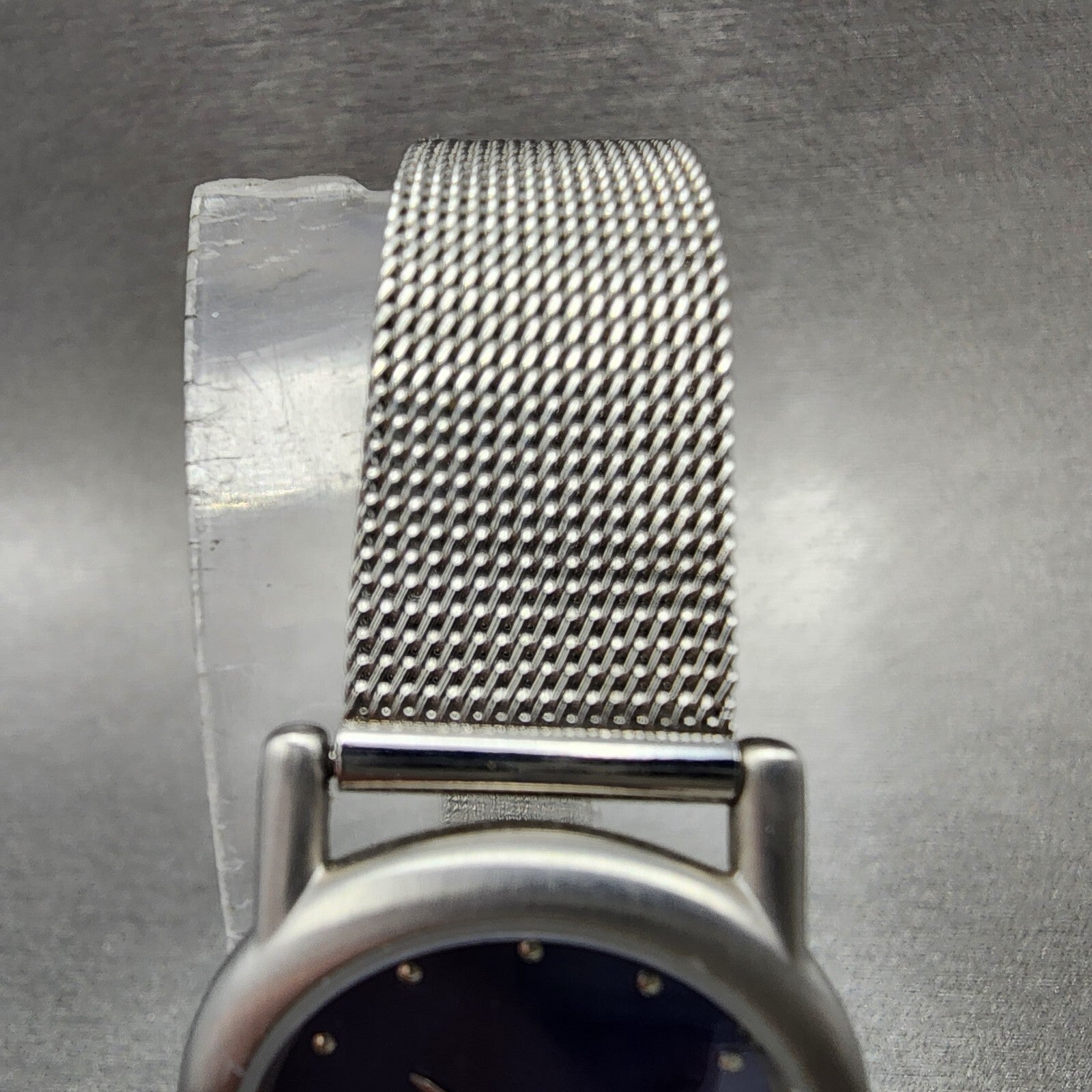 Skagen Watch Women 25mm Blue Dial Silver Tone Round Mesh band P4SSN New Battery4