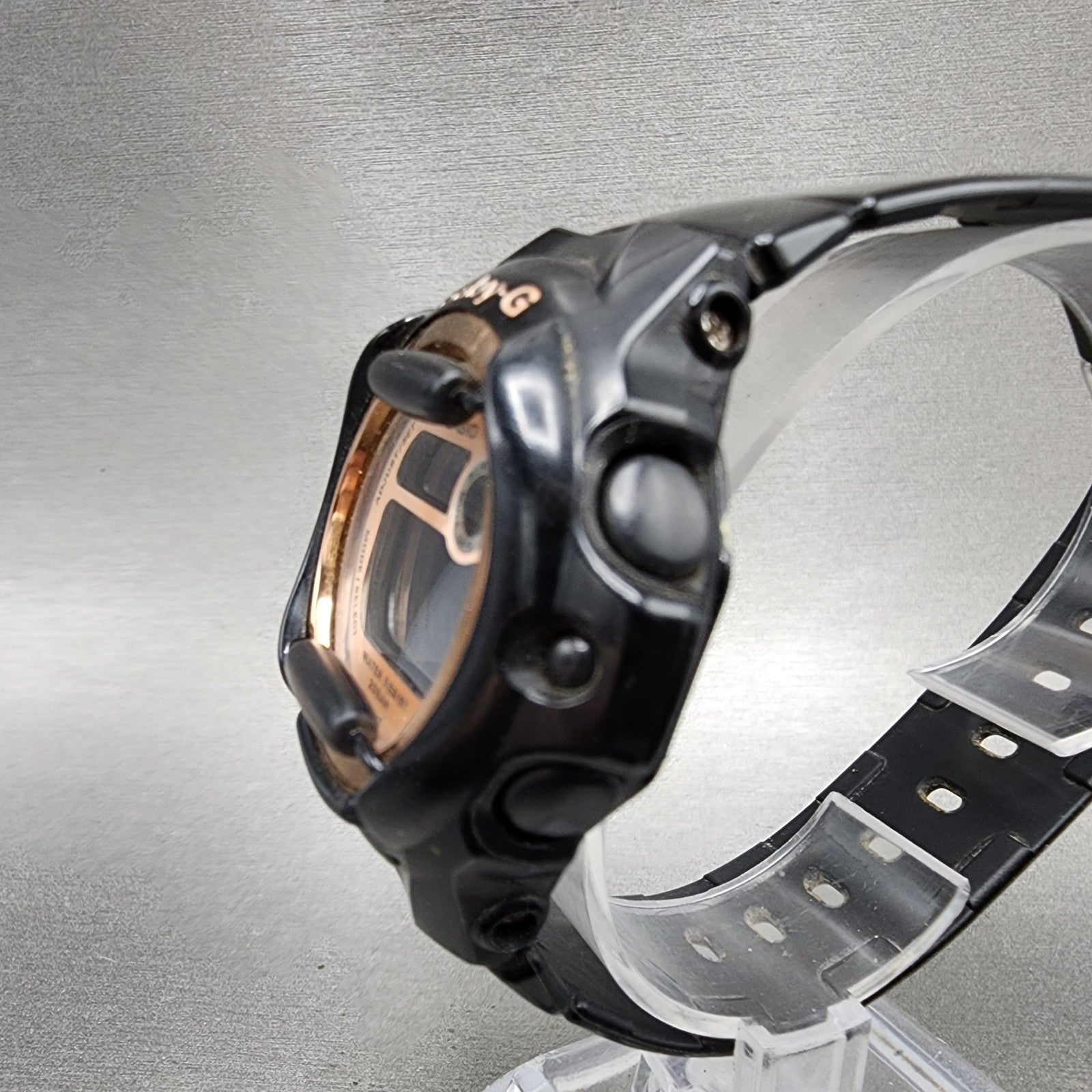 Casio BabyG Watch Women Rose Black Digital Alarm Chronograph BG169G New Batt2