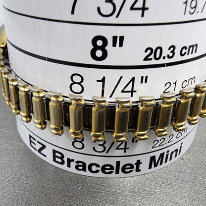 VTG Seiko Watch Women 20mm Gold Dial Gold Tone Round 1N01-0E19 New Battery
