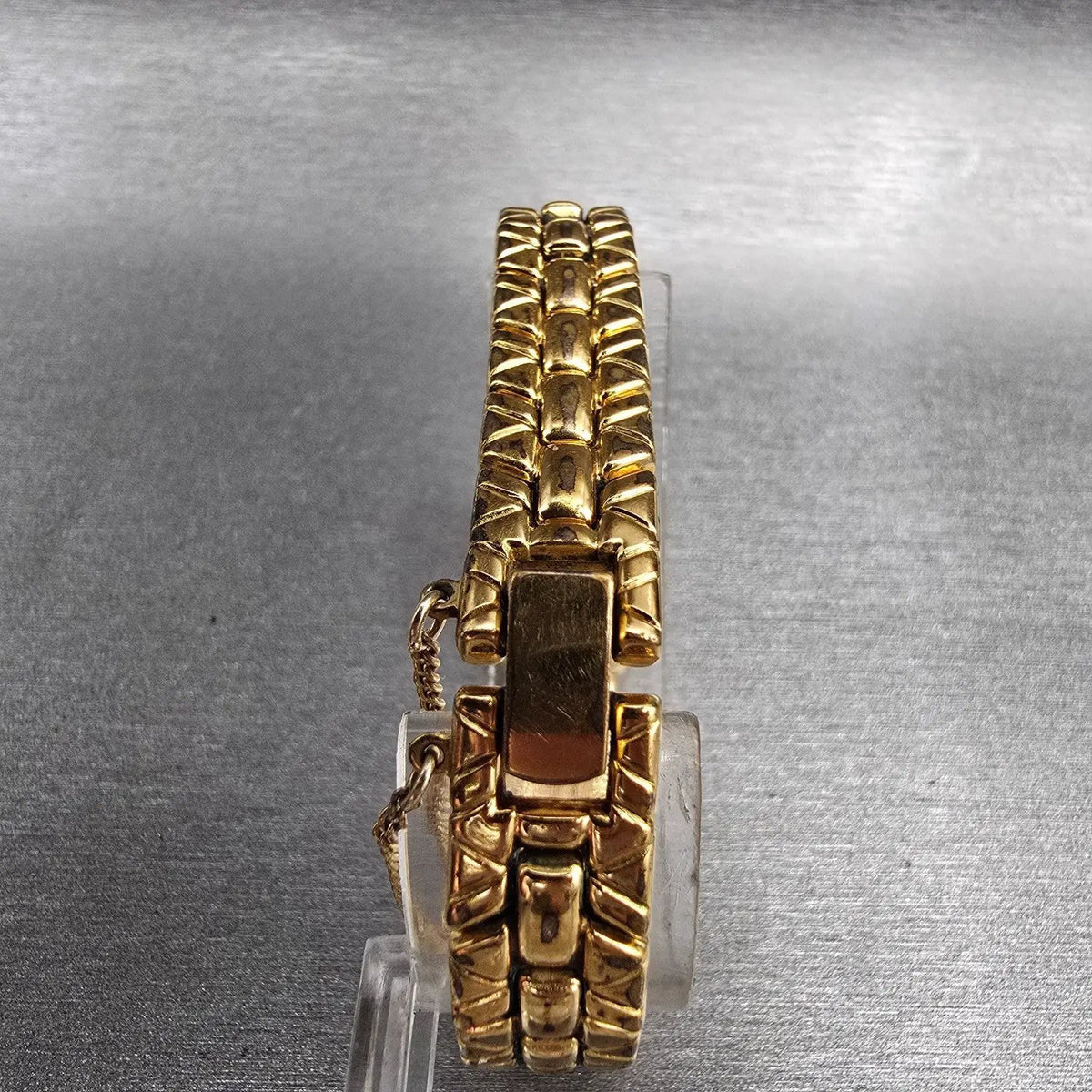 Seiko Lassale Watch Women 13mm Gold Dial Gold Diamond 2E20-7179 New Battery7
