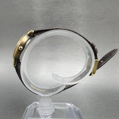 Seiko Alba Moon Phase Watch Women 20mm Champagne Dial Brass Tone Round New Batt6