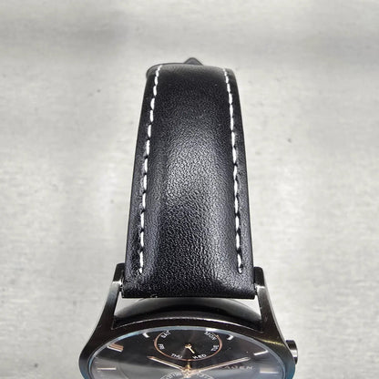 Skagen Holst Watch Men 40mm Gray Dial Gray Tone Daydate Round SKW6180 New Batt4