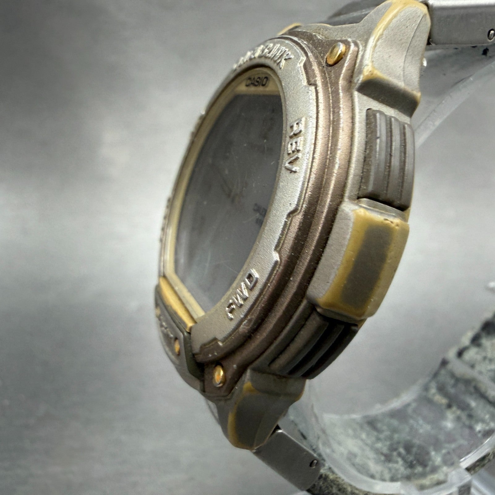 Casio Twincept ABX-64 Watch Men 44mm Gray Analog Digital Alarm Chronograph PARTS3