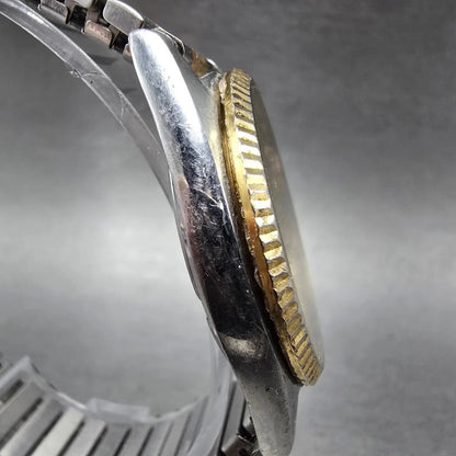 Seiko SQ President Watch Men 36mm Champagne Dial TwoTone Daydate 5Y23-8A60 PARTS5