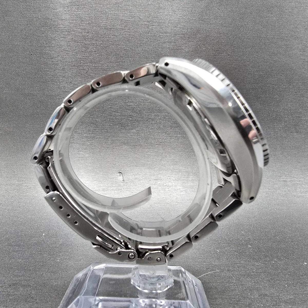 Seiko Sumo Watch Men 45mm Black Dial Steel Date Automatic Round SBDC001 6R15-00G8