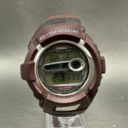 Casio G-Shock DWX-110 Watch Men 48mm Digital Red Alarm Chrono Round New Battery0