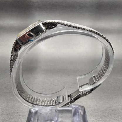 Seiko Watch Women 16mm Silver Dial Silver Tone Rectangle 11-5189 Works Vintage6