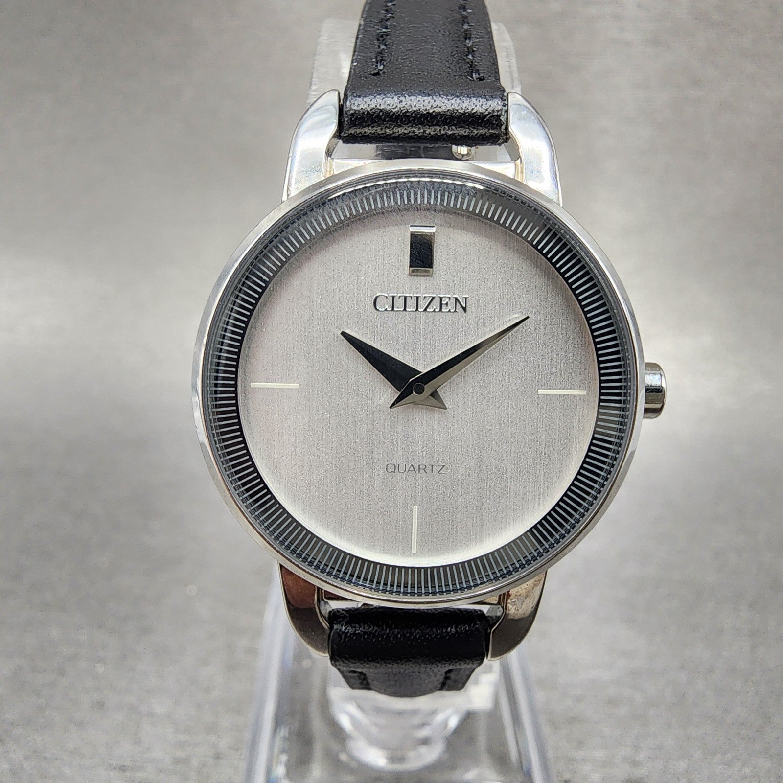 Citizen Watch Women 26mm Silver Dial Silver Tone Round 9627S117887 New Battery0