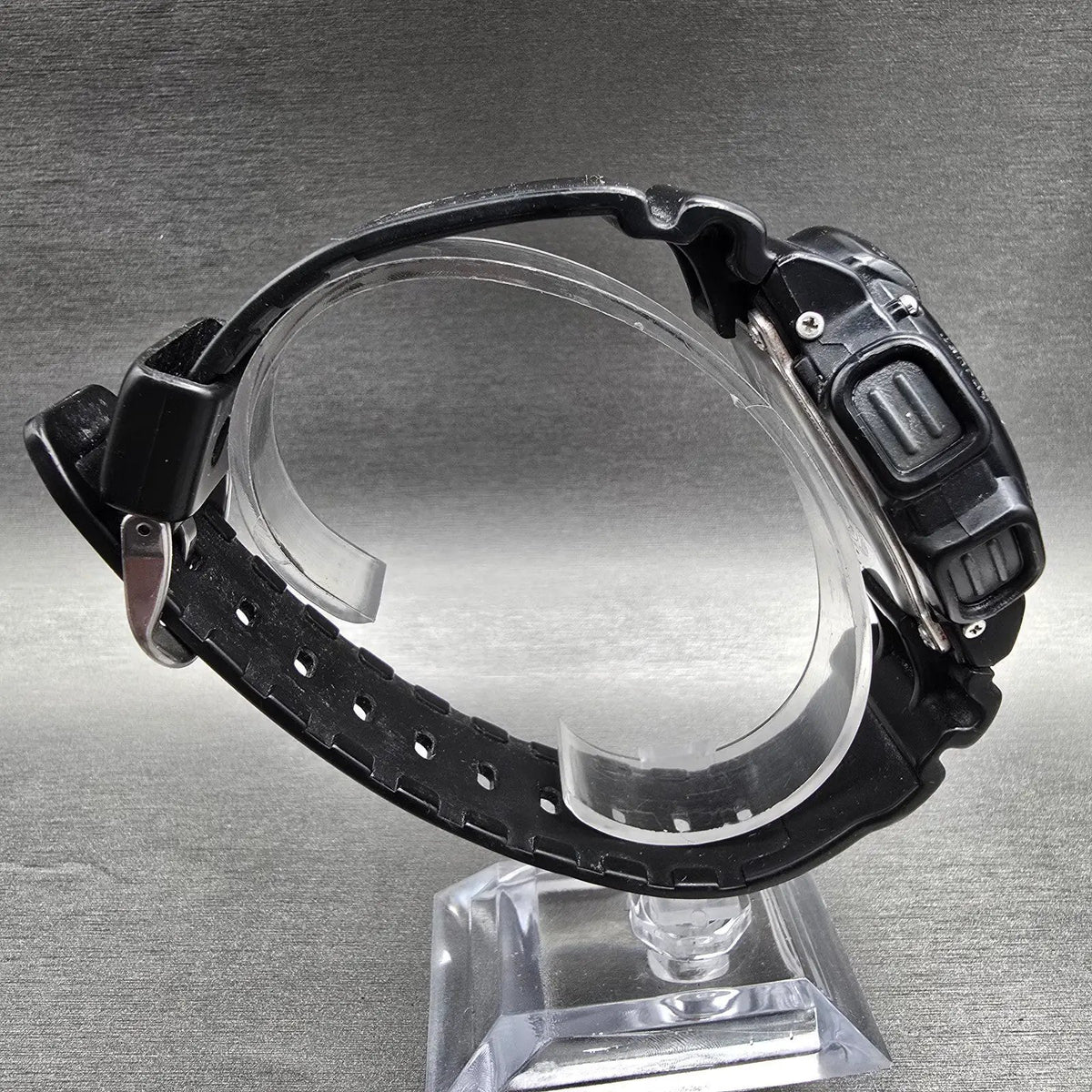 Casio G-Shock DW-9052V Watch Men 48mm Black Chrono Alarm Round READ! New Battery8