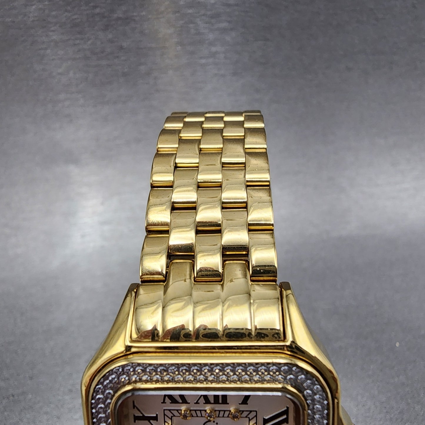 Gevril GV2 Milan Watch Women 28mm White Dial Gold Tone Diamond Accetns 12113B4