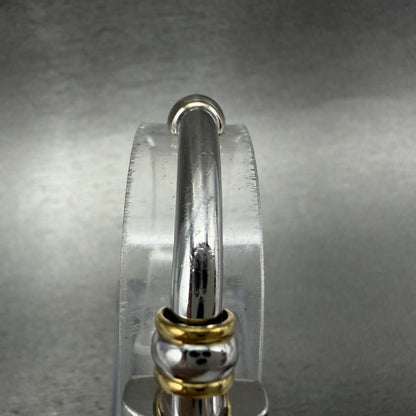 Bulova Tank Watch Women 14mm White Dial Two Tone Bangle 98V09 New Battery4