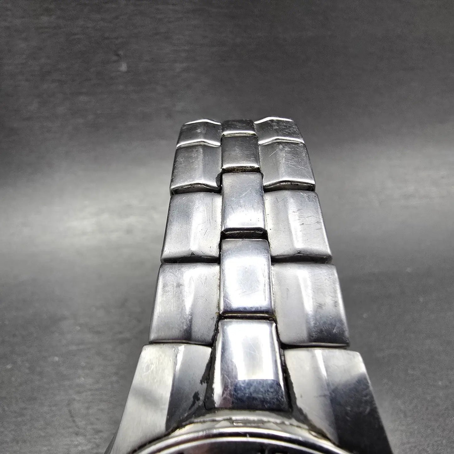 Fossil Blue Dive Watch Men 40mm Silver Dial Silver Tone Date AM-3723 New Battery4