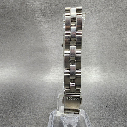 Citizen Wicca Tank Watch Women 16mm White Dial Silver Tone 5431S0112384 NewBat7