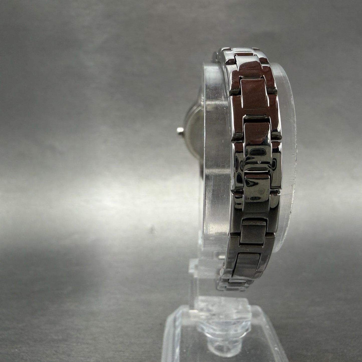 Citizen Watch Women 26mm Rose Dial Silver Tone Round 9627-S121655 New Battery7