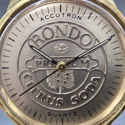Bulova Accutron Watch Men 33mm Gold Dial Gold Plated Round N9 VTG  PARTS2