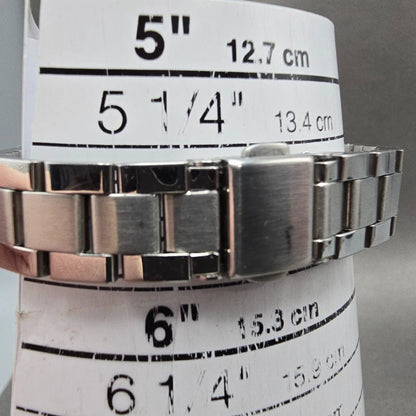 Citizen Ined Watch Women 30mm Pink Dial Silver Tone Daydate 6329-S028914 NewBat11