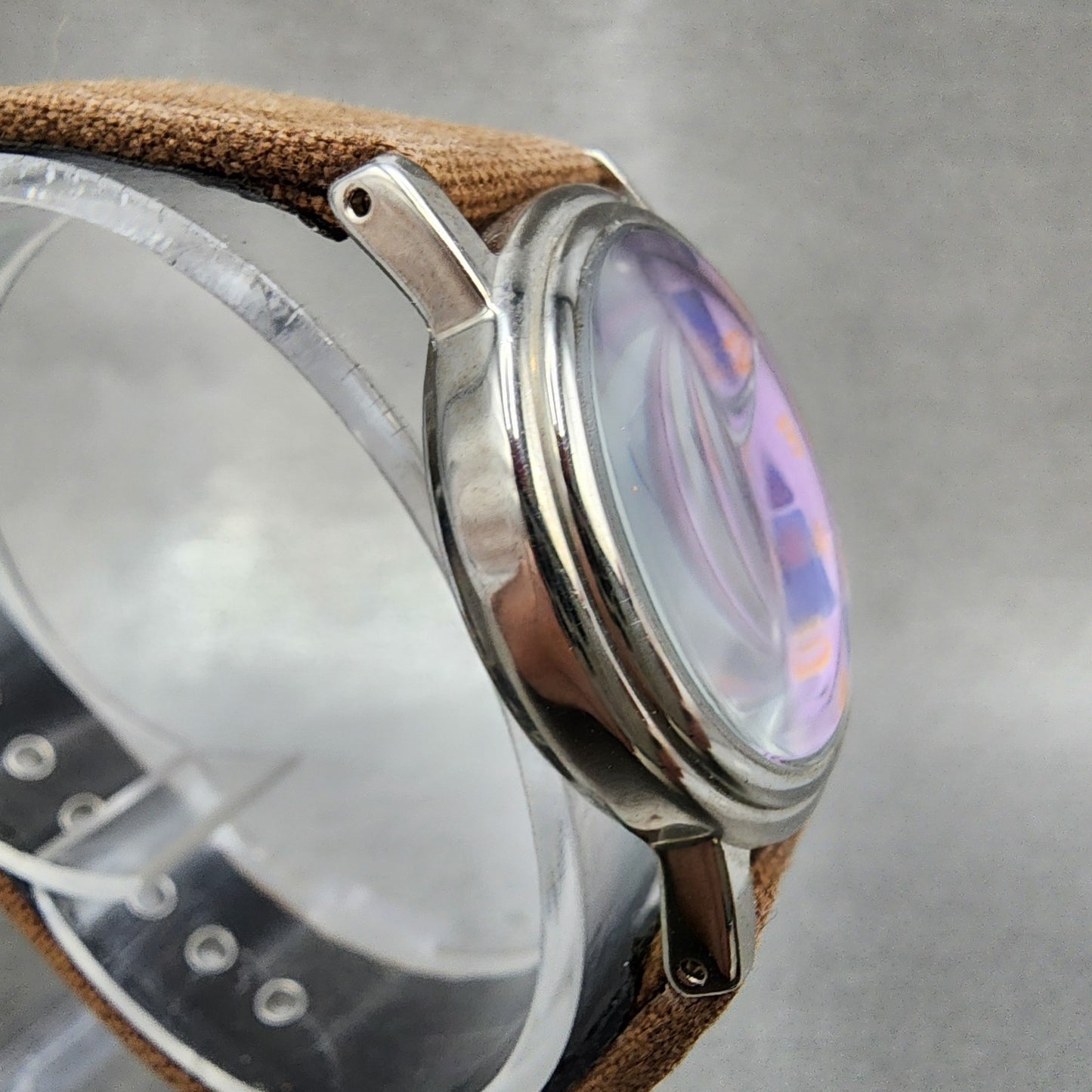 Seiko ALBA Winnie The Poo Watch Women 28mm Purple Dial Silver Tone New Battery3