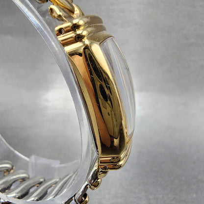Hamilton Benton Tank Watch Women 19mm White Dial Gold Tone Rectangle New Batt3