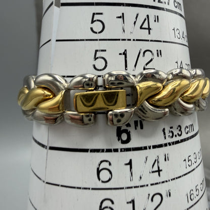 Seiko Watch Women 17mm Silver Dial Two Tone Oval Vintage 1N00-6C79 New Battery10
