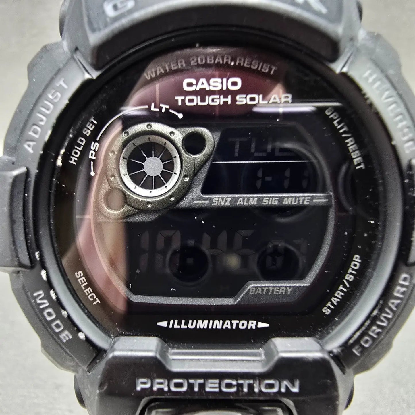 Casio G-Shock GR-8900A Watch Men 53mm Digital Black Alarm Chronograph Solar L1