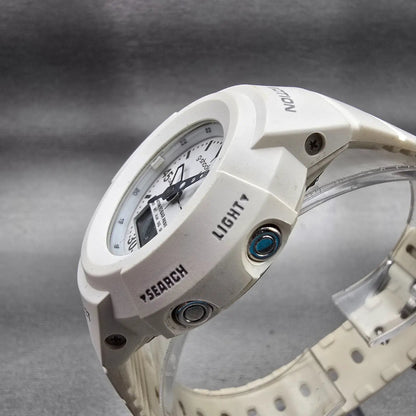 Casio G-Shock Mini GMN-50 Watch Women White White Chrono Alarm New Battery READ2