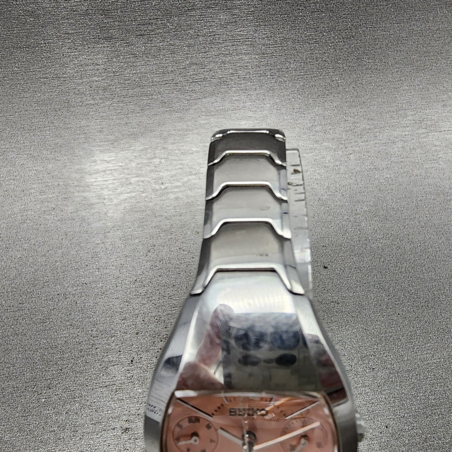 Seiko Lukia Watch Women 28mm Pink Dial Stainless Steel Daydate 5Y895A20 New Bat4