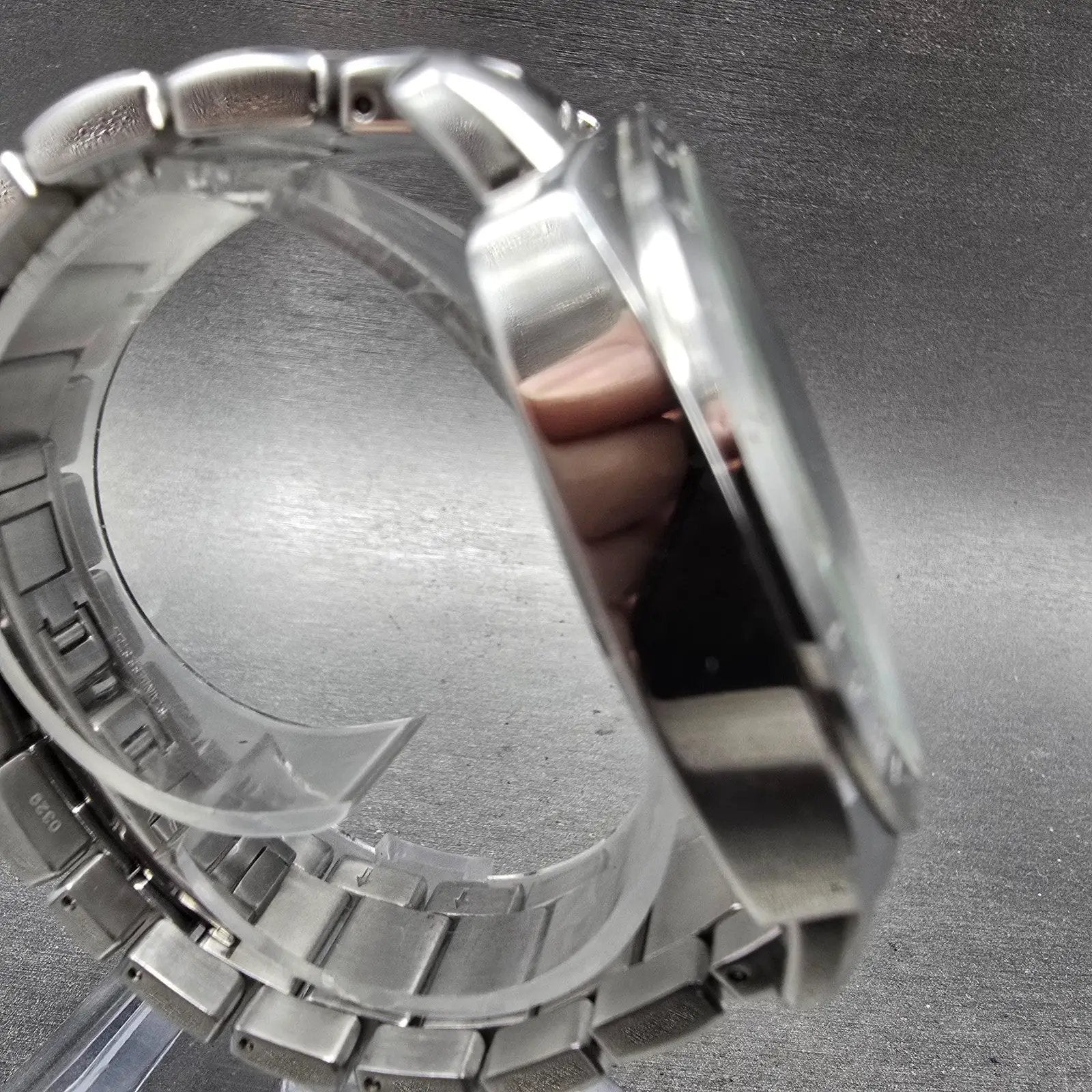 Coach Watch Men 42mm Black Dial Stainless Steel Small Seconds New Battery3
