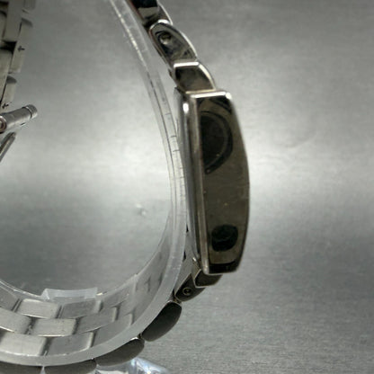 Citizen Watch Women 25mm Silver Dial Silver Tone Rectangle 1032-A05699 New batt3